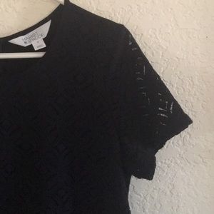 Market and Spruce lace overlay top